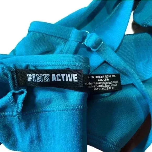 Victoria's Secret PINK Azure Sky Blue sport Bra - Picture 7 of 7